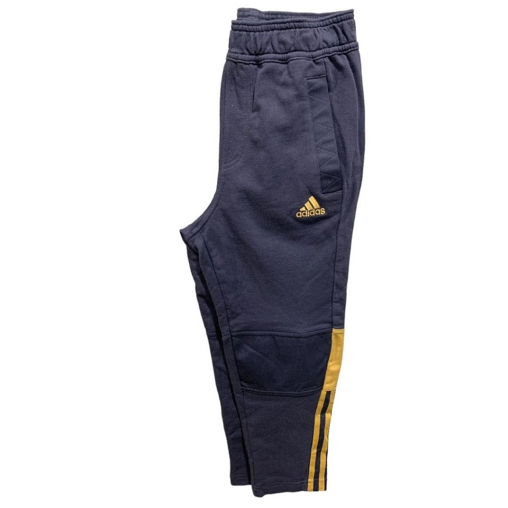 Medium Adidas Boy's Youth New 7/8 Blue Tito Track Pants H56619
